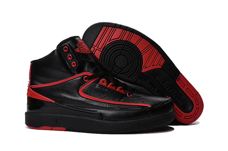 2016 Jordan 2 Black Red Shoes